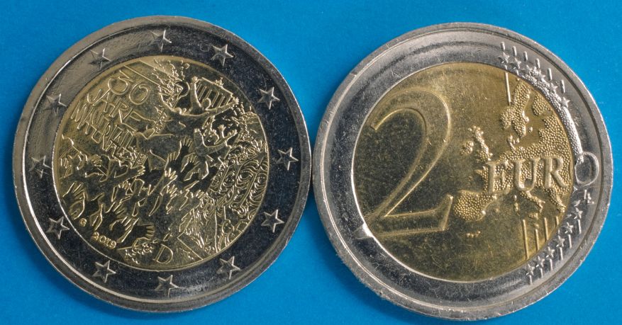 2-Euro-Münze 30 Jahre Mauerfall