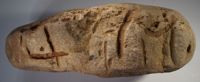 Grabg�nge im
              Sandstein