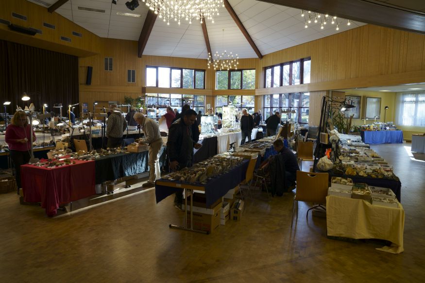 Blick
              in die Halle